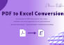 convert PDF files to formatted excel spreadsheets